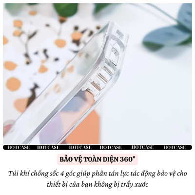 ốp lưng chống sốc sạc từ tính nam châm trong suốt cho iPhone 17 Pro Max / 17 Air / iP 17 Pro / 17 hiệu HOTCASE Magnetic N52 - Chống sốc 2m, túi khí ẩn 4 góc, chống va đập, độ trong full HD - Hàng nhập khẩu