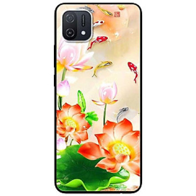 Ốp lưng dành cho Oppo A16K - Oppo A36 / A76 - Oppo Reno 7z 5G - Sen Đỏ Và Koi