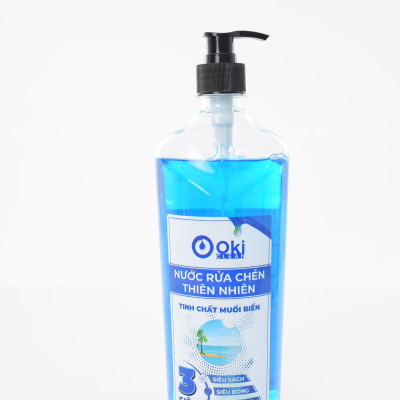 Nước rửa chén Thiên nhiên Tinh chất Muối Biển 720g OKI Clean