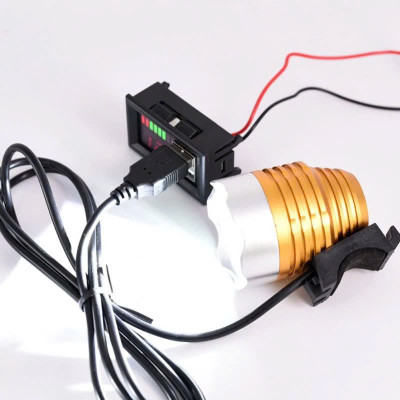 Đồng Hồ Báo Vôn Ắc Quy 12V: Thiết Kế Đa Năng Kèm Sạc USB, ĐÈN TRANG TRÍ, ĐỒNG HỒ TREO TƯỜNG