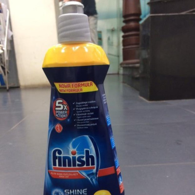 Combo 2 chai Nước làm bóng Finish (400ml x2) (Hương chanh)