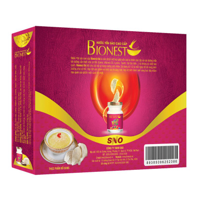 Hộp Yến sào Bionest Kids cao cấp cho bé biếng ăn - hộp 6 lọ