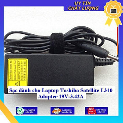 Sạc dùng cho Laptop Toshiba Satellite L310 Adapter 19V-3.42A - Hàng Nhập Khẩu New Seal