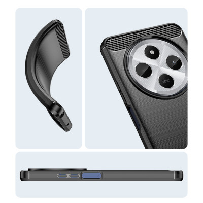 Ốp lưng chống sốc vân kim loại cho Xiaomi Redmi 14C hiệu Likgus (chuẩn quân đội, chống va đập) - hàng nhập khẩu