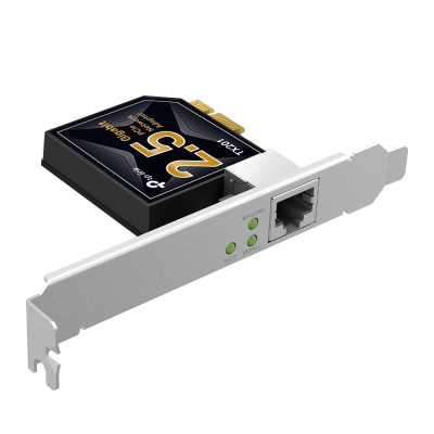 Card mạng PCIe 2.5 Gigabit TP-Link TX201 | Dễ lắp và cài đặt | Tương thích Windows 11/10/Server , Linux | Bảo hành 2 năm | Hàng Chính Hãng