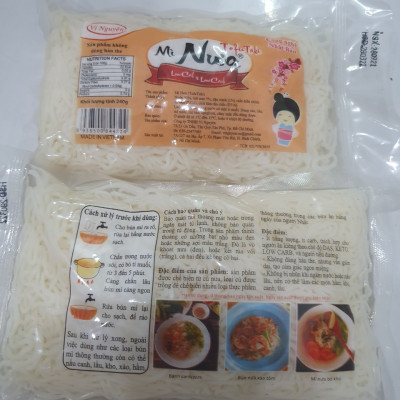 Mì Nưa Keto Das Vị Nguyên 240g