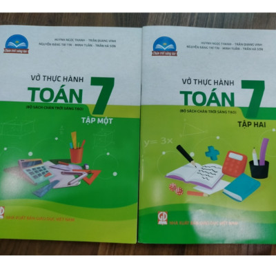 Sách - Combo Vở thực hành Toán 7 - tập 1 + tập 2 (Bộ sách Chân trời sáng tạo)