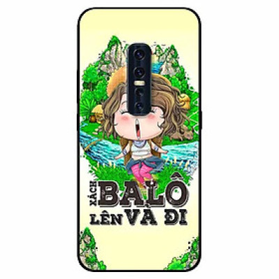 Ốp lưng in cho Vivo V17, S1 Pro Mẫu Xách Balo Lên Nữ