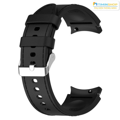 Dây đeo cho Samsung Watch 7/ FE/ 6/ 6 Classic/ 5/ 5 Pro/ 4/ 4 Classic/ 3 41mm - khóa đen (DDC)