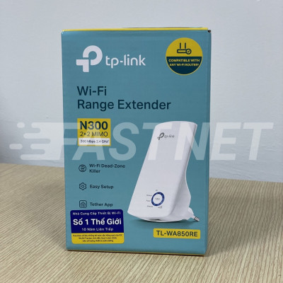 Bộ Mở Rộng Sóng Wi-Fi TP-Link TL-WA850RE Chuẩn N 300Mbps Hàng Chính Hãng