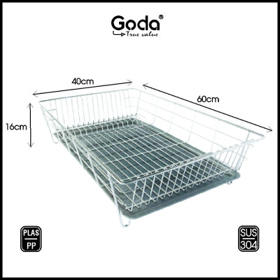 Rổ úp chén dĩa inox 304 loại đại Goda
