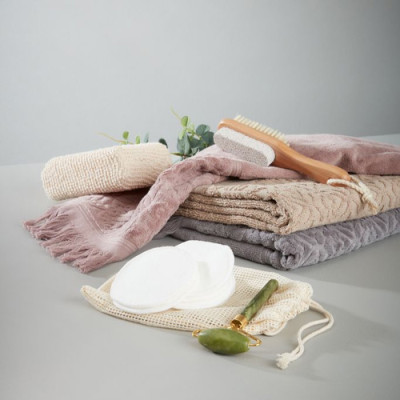 Cây lăn massage mặt | JYSK Vallsta | đá jade | xanh lá/vàng | R1.5xD6xC13cm