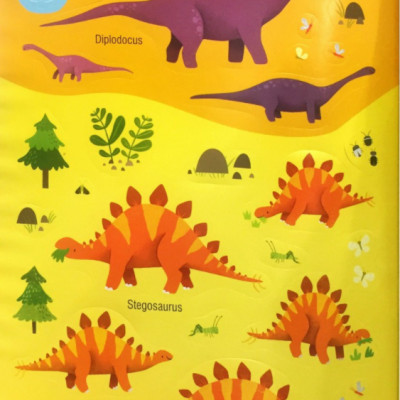 First Sticker Book - Sách Dán Hình Đầu Đời Cho Bé - Khủng Long