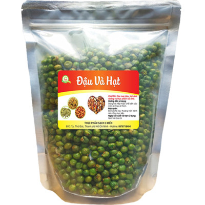 1Kg 2 Bịch đậu Hà Lan sấy giòn tỏi ớt đặc biệt