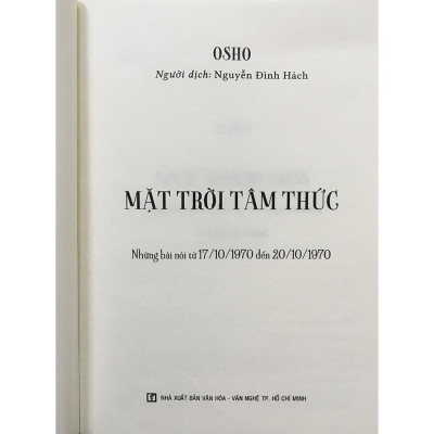 Sách - Osho - Nghệ Thuật Cân Bằng Sinh Tử + Osho - Mặt Trời Tâm Thức - Combo 2 Cuốn - Chính Thông Book