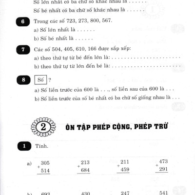Vở Bài Tập Nâng Cao Toán Lớp 3 - Tập 1 (Bám Sát SGK Chân Trời Sáng Tạo) _HA