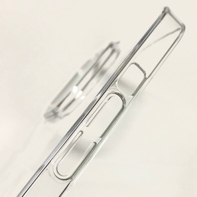 Ốp lưng cho iPhone 13 Pro Max hiệu Memumi Defend SlimFit Mỏng (Trong suốt không ố màu) - Hàng nhập khẩu