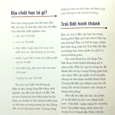 Nhà khoa học nhí. Tìm hiểu địa chất - Đá, khoáng chất và mặt đất dưới chân ta