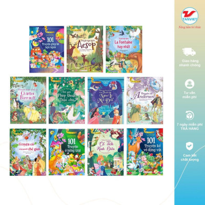Sách - Tủ Sách Vàng Cho Con - 101 Truyện Giúp Bé Ngủ Ngon - Tân Việt Books