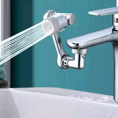Vòi nước tăng áp Inox cao cấp thiết kế xoay 1080đ với 2 chế độ phun nước tiết kiệm