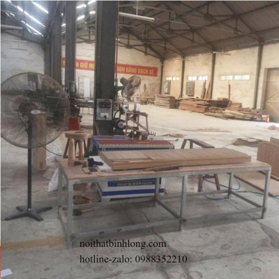 Bàn ăn gỗ sồi 6 ghế sang trọng