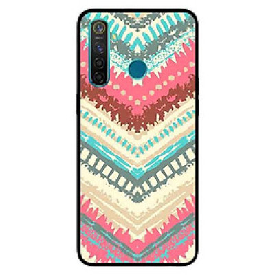 Ốp Lưng in cho Realme 5 Mẫu Thổ Cẩm - Hàng Chính Hãng
