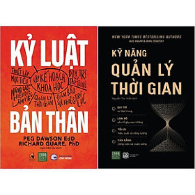 Combo Sách Kỷ Luật Bản Thân + Kỹ Năng Quản Lý Thời Gian (Bộ 2 Cuốn)