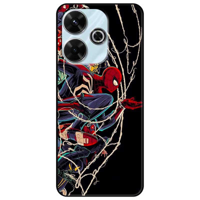 Ốp lưng Redmi 9T - 13C - 13 4G - Redmi Note 13 4G - Note 13 Pro 4G - Note 13 Pro 5G - Nhện Bắn Tơ - Hàng Chính Hãng