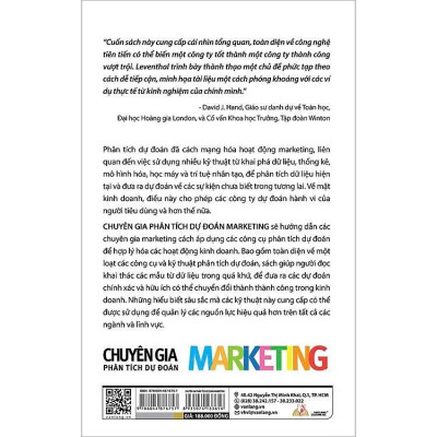 Sách - Chuyên Gia Phân Tích Dự Đoán Marketing - Barry Leventhal - VanLangBooks