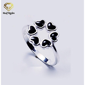 Nhẫn bạc Ý 925 Huệ Ngân - Tim xinh JZ039