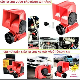 1 CÁI CÒI HƠI ĐIỆN KÊU CỰC TO HAY LẮP XE MÁY ÔTÔ XE ĐIỆN 