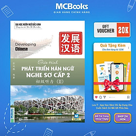 Sách - Giáo Trình Phát Triển Hán Ngữ Nghe Sơ Cấp 2 - MCBooks