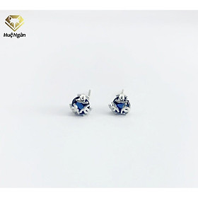 Bông tai bạc Ý 925 Bạc xinh Huệ Ngân Nụ Đá YCXR140