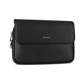 Clutch cầm tay nam khóa số da bò Mill CK20