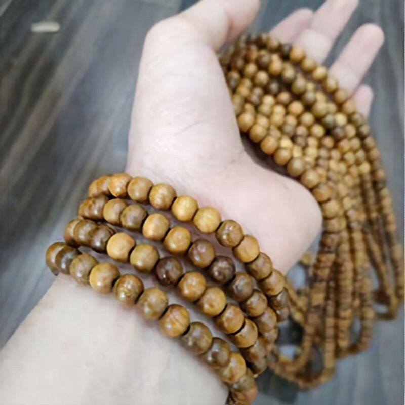 Hạt Gỗ Bách Xanh 18Ly - Xâu Chuỗi Vòng Tay Vòng Cổ Tràng Hạt ( Gỗ Thơm ) - Mian .vn