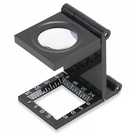  Kính lúp kiểm tra sợi vải có thước đo Carson 6.5x LT-20 - Hàng Chính Hãng