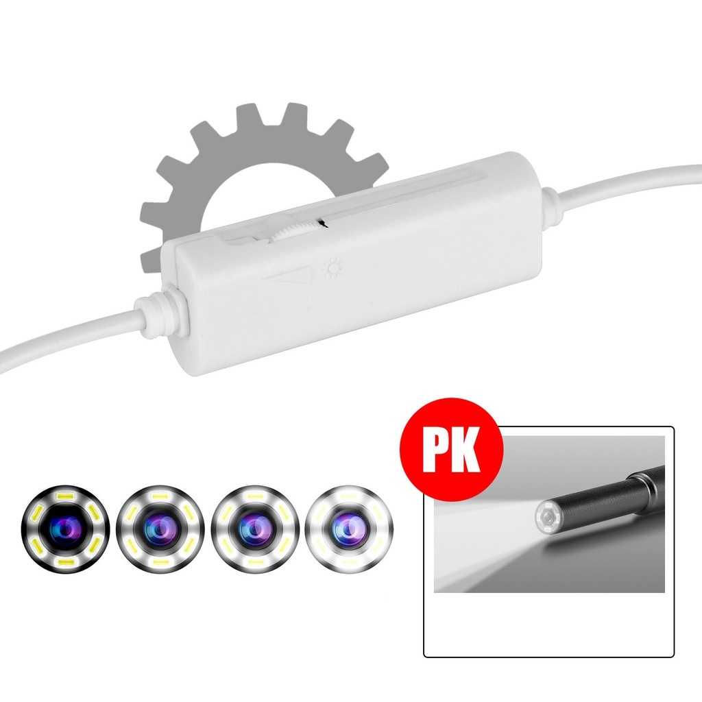 ROGTZ - Camera Nội Soi Tai Mũi Họng AN103 Hình Ảnh HD Sắc Nét Tích Hợp Đèn LED Tiện Ích 3 Trong 1 USB Micro USB TypeC Kết Nối Dễ Dàng Android Window Bộ Đầu Lấy Ráy Tai Sức Khỏe Tai Mũi Họng Tại Nhà Trẻ Em Phụ Huynh - Hàng Chính Hãng