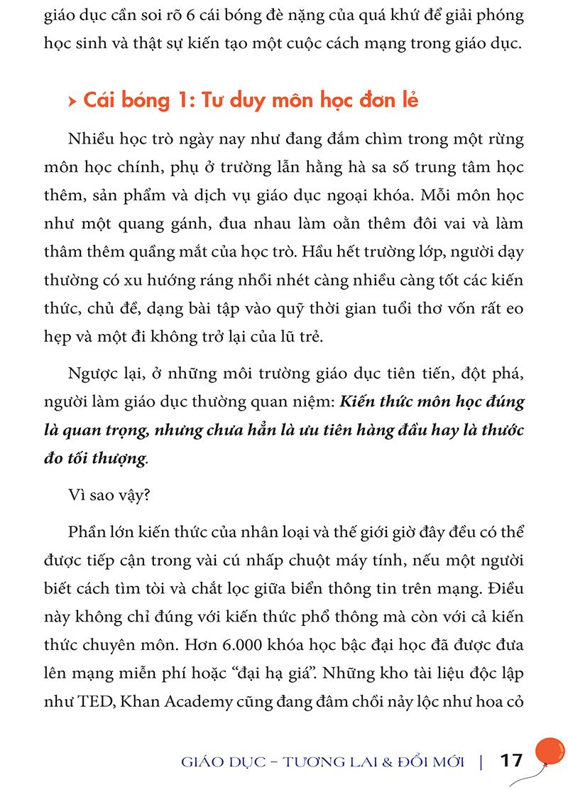 Giáo Dục - Tương Lai & Đổi Mới