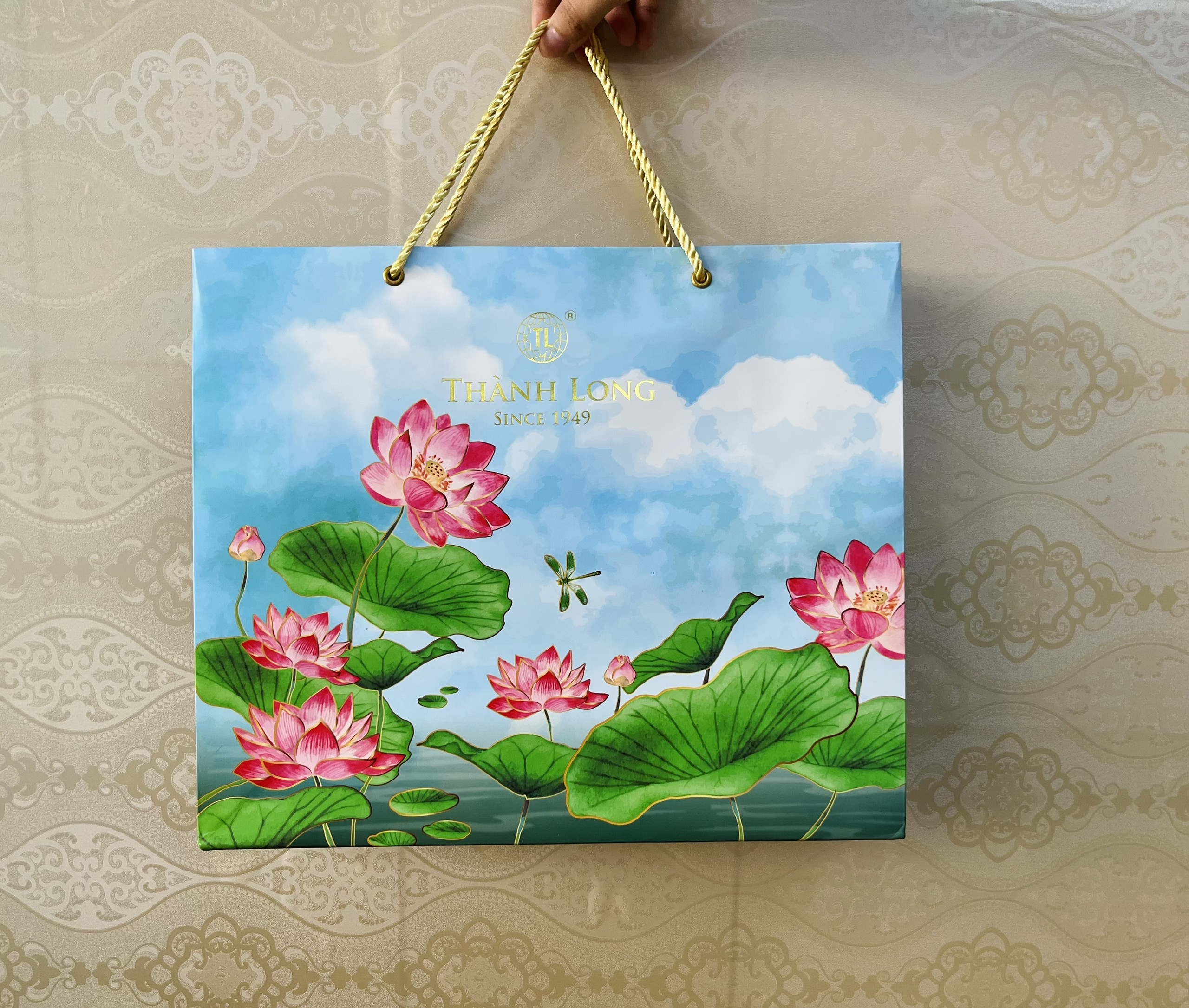 Bộ Hộp Bánh Trung Thu Lộc Phúc - Thành Long - 6 Bánh 1 Trứng