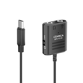 Cáp Chia Cổng Type-C ra Micro và Tai Nghe Cho Điện Thoại, Máy Tính Bảng Comica SPX-TC(M) - Hàng Chính Hãng