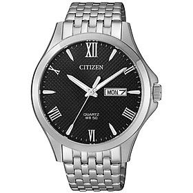 Đồng Hồ Nam Citizen Dây Thép Không Gỉ BF2020-51E - Mặt Đen