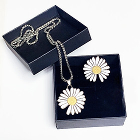 Dây chuyền vòng cổ daisy cúc hoạ mi cá tính unisex