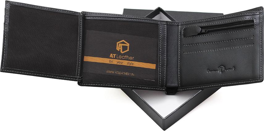 Ví Da Nam AT Leather 049 (11.5 x 9.5 cm)