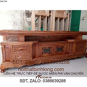 Kệ Ti-Vi vát xoan đào