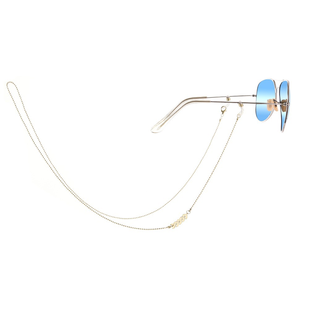Chain glasses dây đeo gọng kính mix chain chuỗi hạt bi titan không gỉ phong cách ÂU Mỹ dây chuyền giữ airpod chống rơi