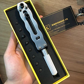 Dụng cụ mở đáy đồng hồ KÈM ĐẦU THAY cho đồng hồ đáy to, size đại chống trơn trượt