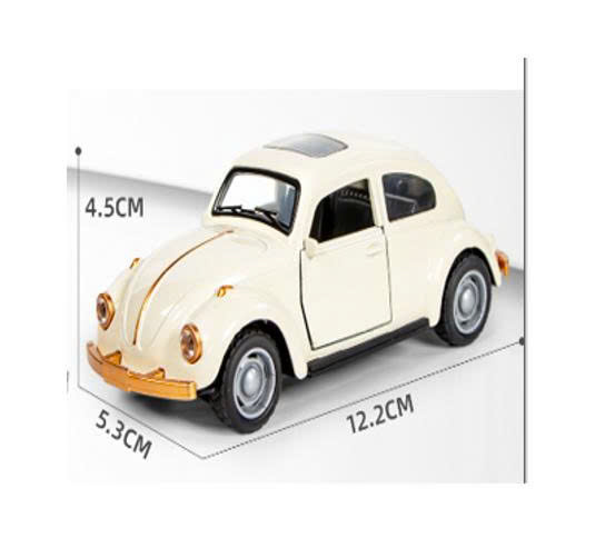 36191C Mô hình xe ô tô kim loại tỷ lệ 1:3 - bộ 12 chiếc (KT 12.2x5.3x4.5cm)