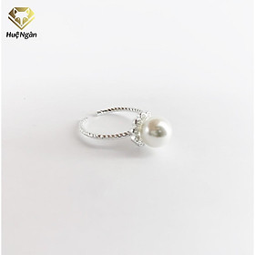 Nhẫn bạc Ý 925 Huệ Ngân - Hoa đại RR1397