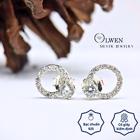 Bông Tai Đính Đá OlwenSilverJewelry - Phụ Kiện Nữ Giới Sang Trọng -  Women