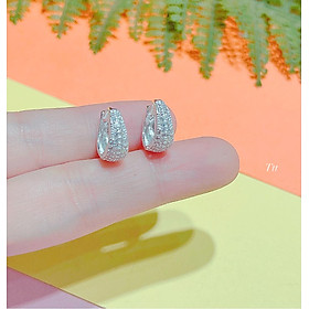 Bông tai bạc thời trang cao cấp chất liệu bằng bạc s925 MS085d